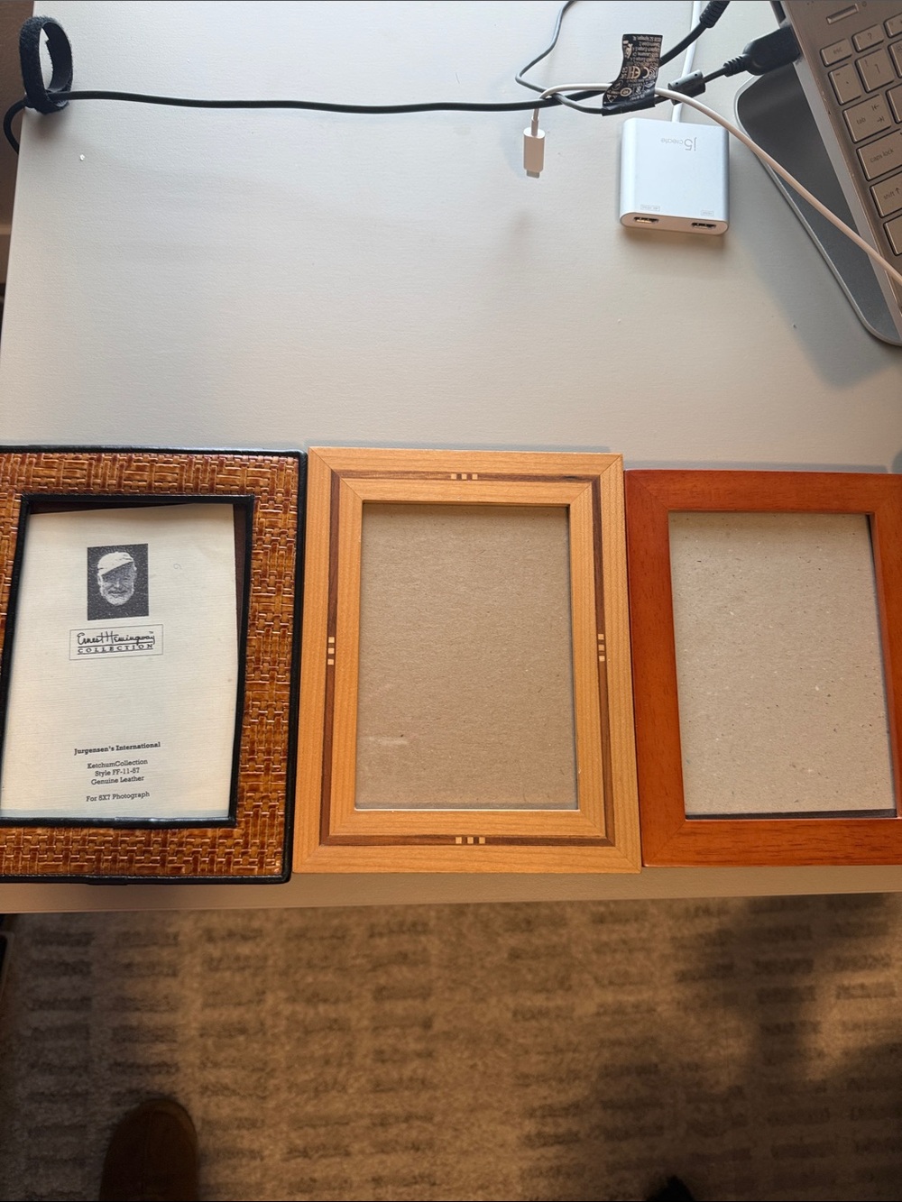 Unbranded Natural Wood Photo Frame - Light Brown